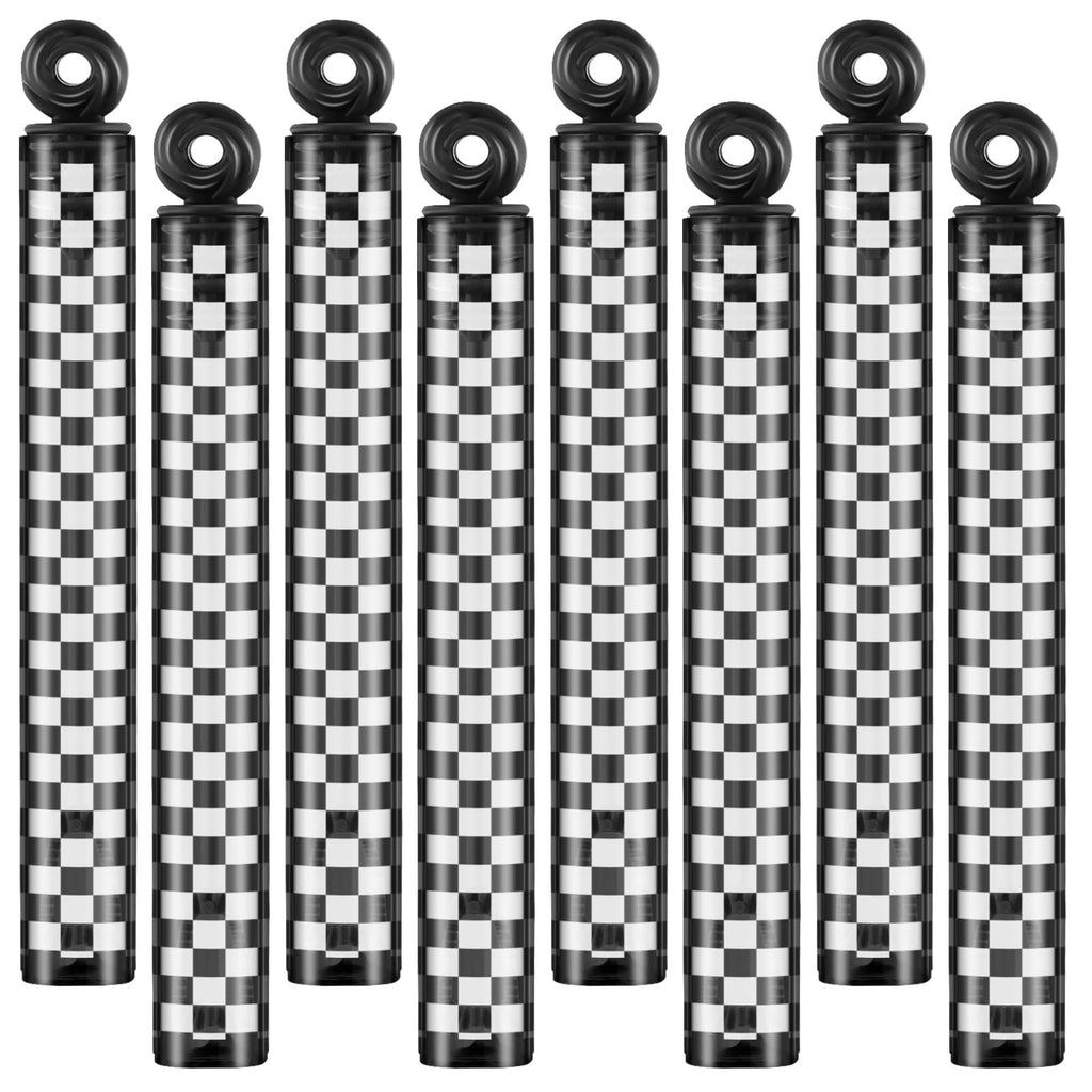 Rotatingpals 32 Pcs Checkered Bubble Wands – Black & White Race Car Party Favors