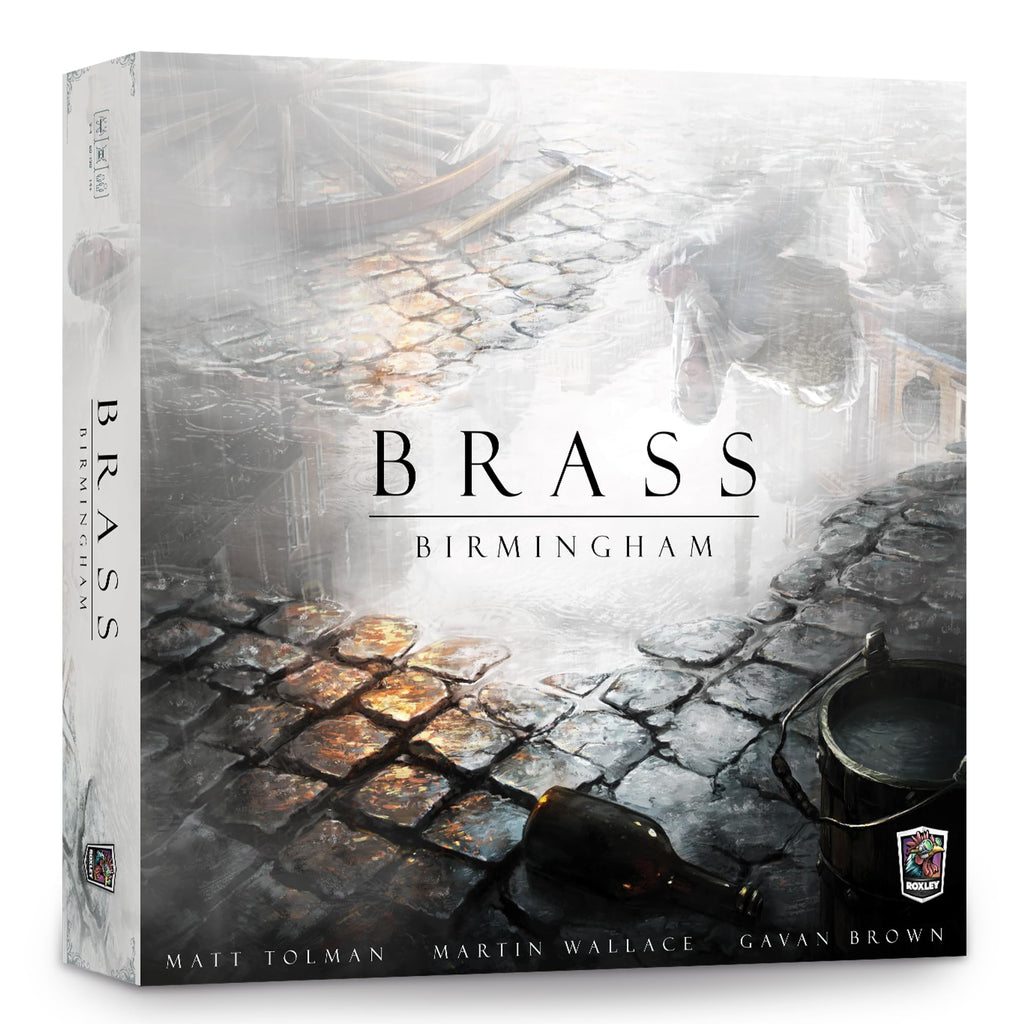 Roxley Games Brass: Birmingham - Economic Strategy Game for 2-4 Players | Ages 14+ | 60-120 Minutes | #1 Board Game on BoardGameGeek
