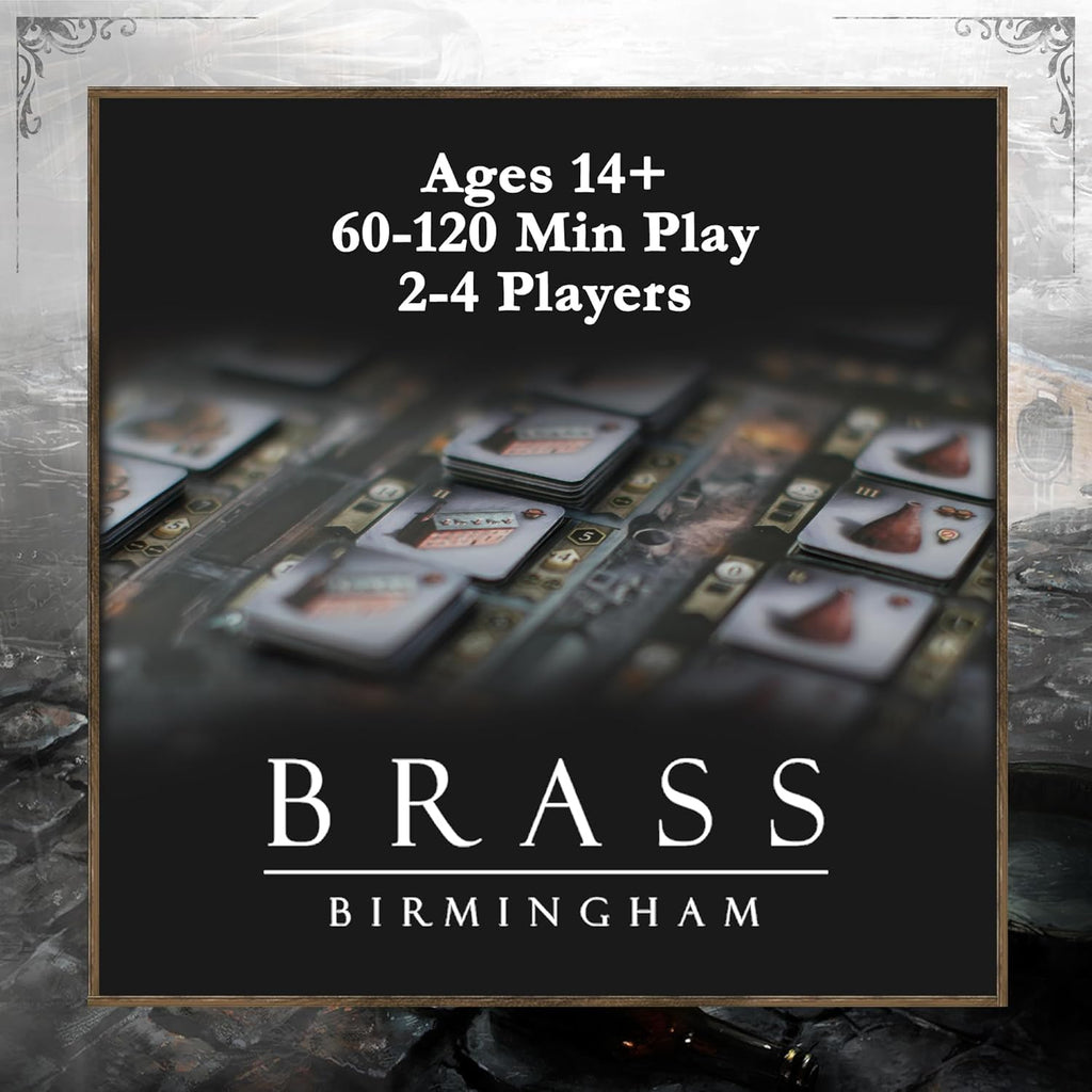 Roxley Games Brass: Birmingham - Economic Strategy Game for 2-4 Players | Ages 14+ | 60-120 Minutes | #1 Board Game on BoardGameGeek