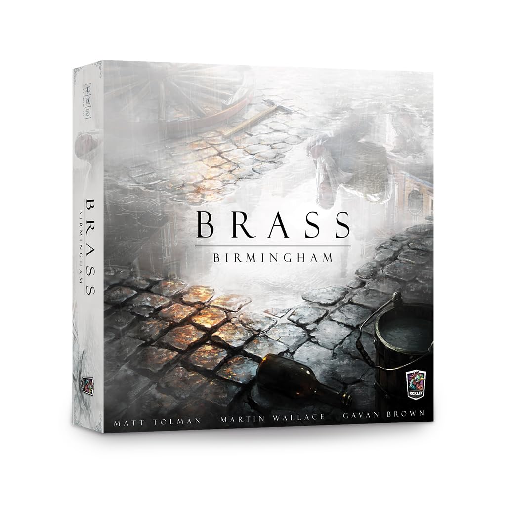 Roxley Games Brass: Birmingham - Economic Strategy Game for 2-4 Players | Ages 14+ | 60-120 Minutes | #1 Board Game on BoardGameGeek