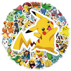 Rubang 50Pcs Cute Pokemon Stickers – Waterproof Vinyl Decals for Laptop, Water Bottle & More
