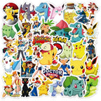 Rubang 50Pcs Cute Pokemon Stickers – Waterproof Vinyl Decals for Laptop, Water Bottle & More