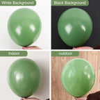 RUBFAC 129pcs Vintage Green Balloons Kit – 18/12/10/5 in Latex for Garland Arch