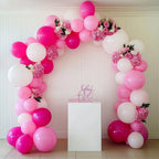 RUBFAC Hot Pink Balloons Set – 105pc Latex Party Kit (5/10/12/18 in) for Garland Arch | Weddings, Birthdays, Baby Showers