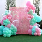 RUBFAC 129pcs Clear Balloons Kit — 18in/12in/10in/5in for Garland Arch