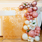 RUBFAC 129pcs Retro Pink Balloons Kit | 18in, 12in, 10in, 5in Balloon Garland Arch for Parties
