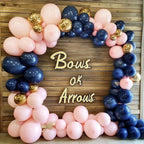 RUBFAC 129pc Navy Blue Balloons Kit | Latex Balloon Garland Arch for Birthday, Graduation, Weddings