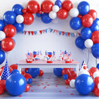 RUBFAC 129pcs Royal Blue Balloons Kit – 18, 12, 10 & 5in for Party Arches