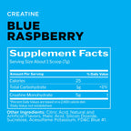 Rule 1 Creatine Powder – Pure Micronized Creatine Monohydrate for High-Intensity Exercise and Lean Body Mass Support, Flavored and Unflavored (30 Servings, Blue Raspberry)