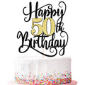 Ruscalin Happy 50th Birthday Cake Topper – 50th Birthday Party Decorations