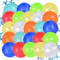RYTABEE 24-Pack Reusable Water Balloons – Self-Sealing Silicone Water Bombs for Outdoor Summer Fun
