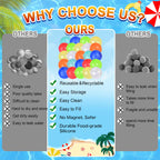 RYTABEE 24-Pack Reusable Water Balloons – Self-Sealing Silicone Water Bombs for Outdoor Summer Fun