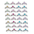 S & E TEACHER'S EDITION 32-Piece Tiaras Crown Set for Girls – Princess Dress-Up Party Favors