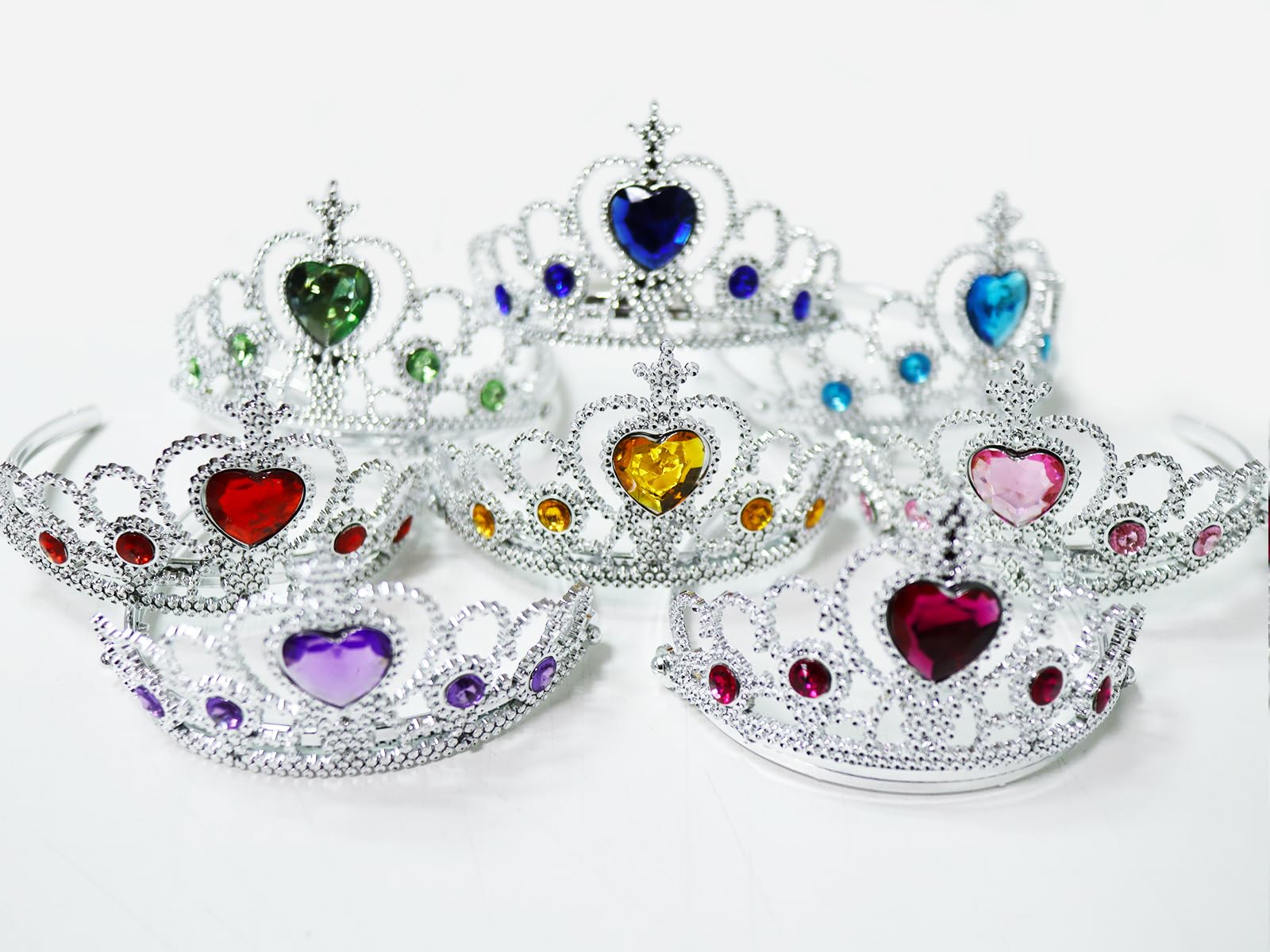 S & E TEACHER'S EDITION 32-Piece Tiaras Crown Set for Girls – Princess Dress-Up Party Favors