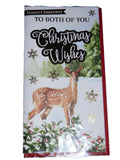 TO BOTH OF YOU CHRISTMAS    WISHES CARD CUTE TRADITIONAL