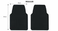 Nicoman Universal Hex Dirt Catcher Anti-Slip Car Floor Mats 2pc Front Set -  Regular