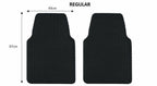 Nicoman Universal Hex Dirt Catcher Anti-Slip Car Floor Mats 2pc Front Set -  Regular