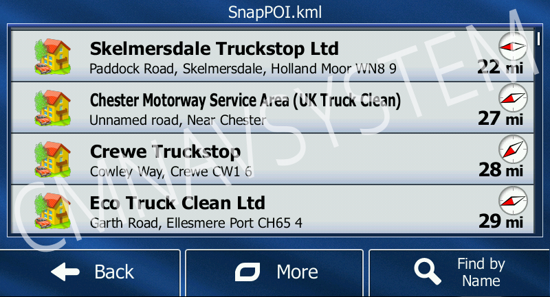 7" CMNAV STARTER Truck (128mb RAM)