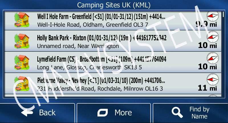 7" CMNAV STARTER Camper (128mb RAM)