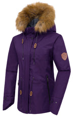 Womens Jacket Waterproof Winter Coat Ski Snowboarding Size L Wantdo