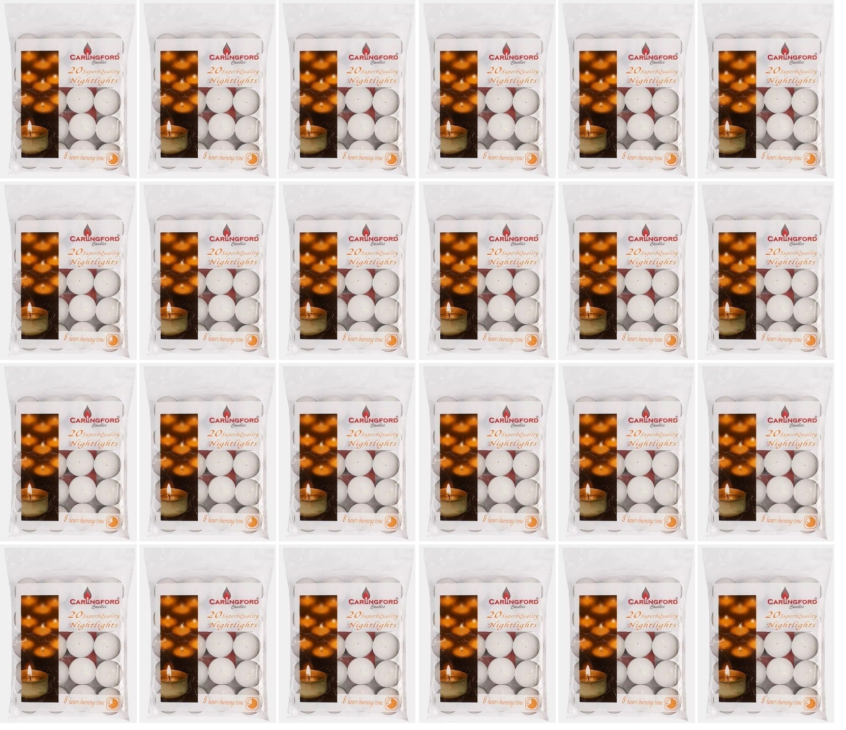 24 x Carlingford Nightlights 8Hrs 24X20 S