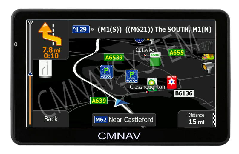 7" CMNAV TURBO Truck (Android, Wi-Fi)