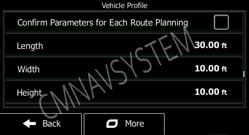 7" CMNAV ADVANCED Camper (256mb RAM)