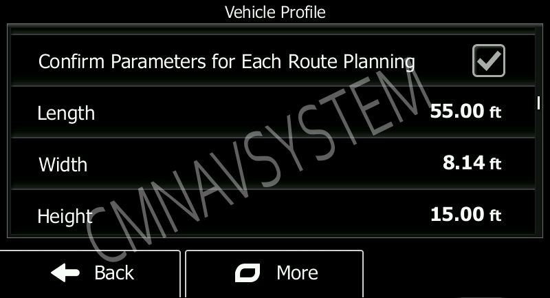 7" CMNAV PRO Truck (Bluetooth Phone Calls Supported)
