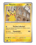 Pikachu At The Museum Natural History Museum Jumbo Pokemon Promo Card