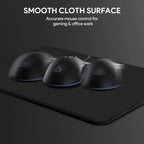 Mouse Mat Pad Fabric Foam PC Desk Computer Laptop Office Non Slip