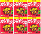 6 x Kelloggs Krave Hazelnut - 410G