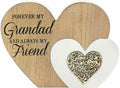 Forever My Grandad And Always My Friend Sentiment Heart Block