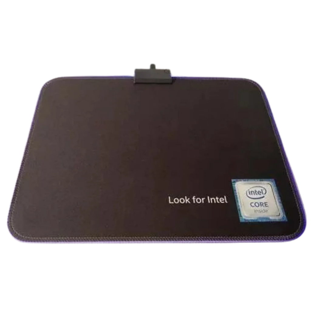 LED Gaming Mouse Pad Blue Led Light-Up Anti Slip 36.5X25.5cm for PC and Laptop