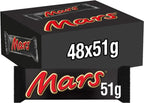48 x Mars Caramel Nougat & Milk Chocolate Snack Bar 51G