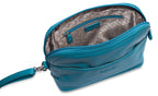 SADDLER BROOKLYN Leather Zip Top Handbag - Adjustable  Shoulder Strap, Multiple Pockets - RFID Protected