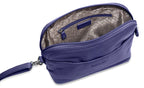 SADDLER BROOKLYN Leather Zip Top Handbag - Adjustable  Shoulder Strap, Multiple Pockets - RFID Protected