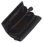SADDLER CARLA Handmade Leather Compact Trifold Purse – RFID Protected | 5 Card Slots, ID Window & Zipped Coin Pocket | Gift Boxed