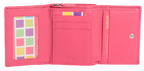 SADDLER CARLA Handmade Leather Compact Trifold Purse – RFID Protected | 5 Card Slots, ID Window & Zipped Coin Pocket | Gift Boxed