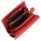 SADDLER CARLA Handmade Leather Compact Trifold Purse – RFID Protected | 5 Card Slots, ID Window & Zipped Coin Pocket | Gift Boxed