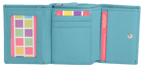 SADDLER CARLA Handmade Leather Compact Trifold Purse – RFID Protected | 5 Card Slots, ID Window & Zipped Coin Pocket | Gift Boxed