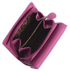 SADDLER CARLA Handmade Leather Compact Trifold Purse – RFID Protected | 5 Card Slots, ID Window & Zipped Coin Pocket | Gift Boxed
