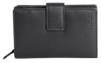 SADDLER GEORGIE Leather Double-Sided Purse - 13 Card Slots, Generous Space for Notes and Coins - RFID Protected