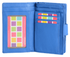SADDLER GEORGIE Leather Double-Sided Purse - 13 Card Slots, Generous Space for Notes and Coins - RFID Protected