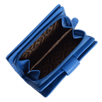 SADDLER GEORGIE Leather Double-Sided Purse - 13 Card Slots, Generous Space for Notes and Coins - RFID Protected