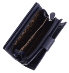 SADDLER GEORGIE Leather Double-Sided Purse - 13 Card Slots, Generous Space for Notes and Coins - RFID Protected