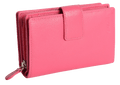 SADDLER GEORGIE Leather Double-Sided Purse - 13 Card Slots, Generous Space for Notes and Coins - RFID Protected