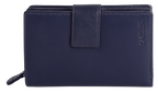 SADDLER GEORGIE Leather Double-Sided Purse - 13 Card Slots, Generous Space for Notes and Coins - RFID Protected