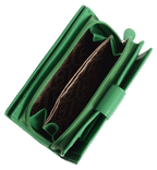 SADDLER GEORGIE Leather Double-Sided Purse - 13 Card Slots, Generous Space for Notes and Coins - RFID Protected