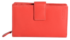 SADDLER GEORGIE Leather Double-Sided Purse - 13 Card Slots, Generous Space for Notes and Coins - RFID Protected