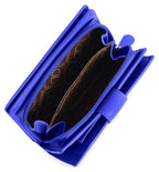 SADDLER GEORGIE Leather Double-Sided Purse - 13 Card Slots, Generous Space for Notes and Coins - RFID Protected